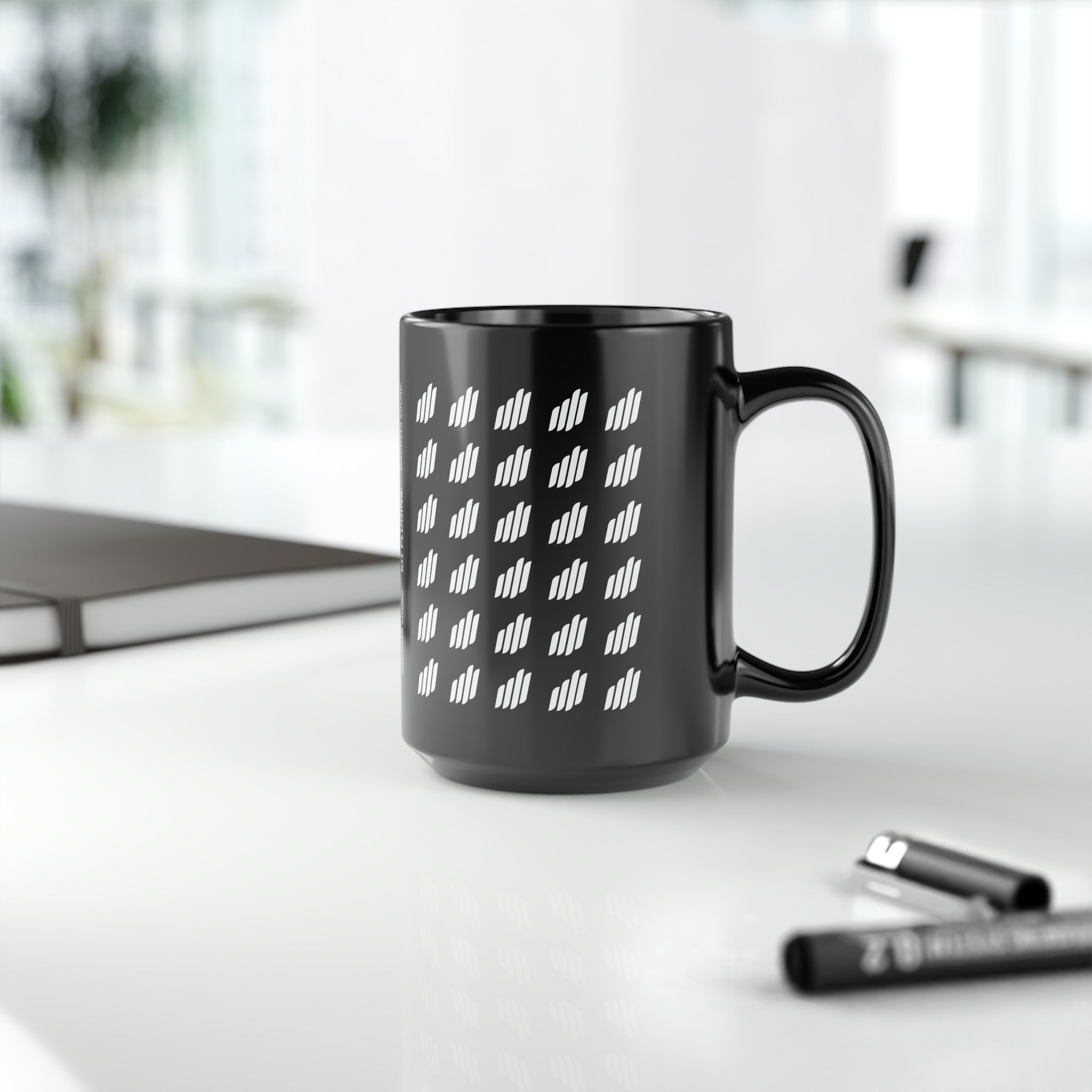 Discover Sound - Black Mug, 15oz